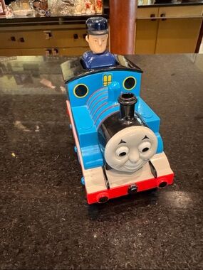 Blue Thomas The Tank Engine Toy - Kids Push Train